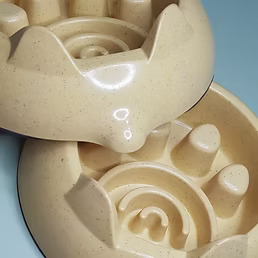 Slow Feeder Bowl – Bamboo Fibre